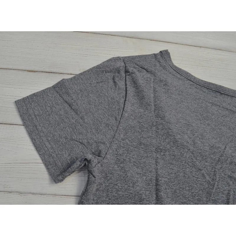 Yoga Casual Sports Fitness Patchwork Sports Tee